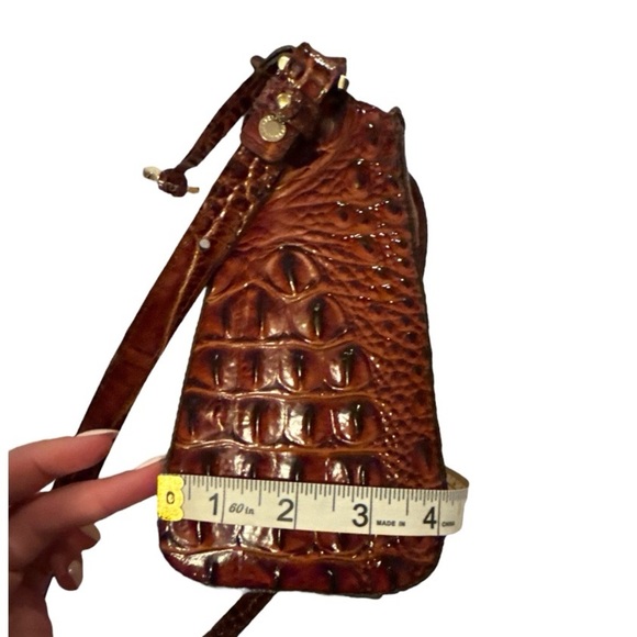 NWT Brahmin Carrie Crossbody Natural Chatham + Leather Woven Straw Summer - Picture 4 of 13